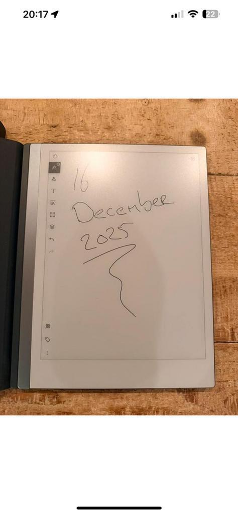 reMarkable 2 met de bruine Type Folio., Computers en Software, Tekentablets, Zo goed als nieuw, Draadloos, Ophalen