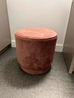 Poeff, zalmkleur, Huis en Inrichting, Banken | Voetenbanken en Poefen, Ophalen, Minder dan 50 cm, Rond, Minder dan 50 cm