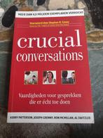 Kerry Patterson - Crucial Conversations, Kerry Patterson; Joseph Grenny; Ron McMillan; Al Switzler, Ophalen of Verzenden, Zo goed als nieuw