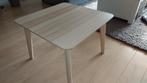 IKEA LISABO Salontafel – Essenfineer - 70x70cm, Gebruikt, 100 tot 150 cm, 50 tot 75 cm, Salontafel