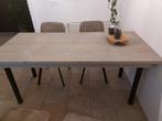 Steigerhouten tafel, Ophalen, 50 tot 100 cm, Zo goed als nieuw, Vier personen