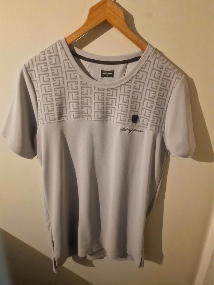 Wam Denim T-shirt Maat M Grijs, Kleding | Heren, T-shirts, Zo goed als nieuw, Maat 48/50 (M), Grijs, Ophalen of Verzenden