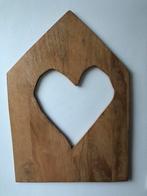Houten wanddecoratie hart VT Wonen, Huis en Inrichting, Woonaccessoires | Wanddecoraties, Ophalen, Zo goed als nieuw