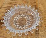 Vintage Masserini Barocco Italië Schaaltje dauwdruppel glas, Ophalen of Verzenden