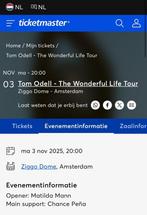 Tom Odell Staanplaats maandag 3 november, Tickets en Kaartjes, Concerten | Pop, Eén persoon, November