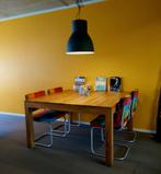 teak eettafel 150x150, Huis en Inrichting, Tafels | Eettafels, Ophalen, Gebruikt, 150 tot 200 cm, Vijf personen of meer
