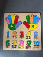houten puzzels kinder puzzel klok kijken, Ophalen, 2 tot 4 jaar, Gebruikt, 10 tot 50 stukjes
