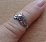 zilveren kinder ring paard [990], Sieraden, Tassen en Uiterlijk, Ringen, Verzenden, Dame, Zilver, Zilver