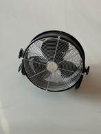 Blokker Metalen Ventilator - Zwart/Ijzer, Witgoed en Apparatuur, Ophalen, Gebruikt, Vloerventilator