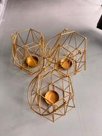 3 Candle holders | tea light holders, Ophalen of Verzenden, Zo goed als nieuw, Rond