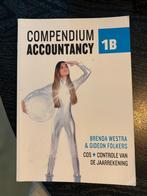 Compendium Accountancy 1B, Boeken, Brenda Westra, Zo goed als nieuw, Beta, HBO