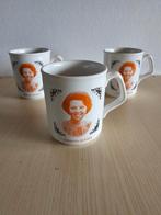 Set van 3 mokken van Koningin Juliana en Beatrix, Verzamelen, Ophalen of Verzenden, Gebruikt