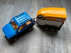 Playmobil auto + paardentrailer, Ophalen of Verzenden, Gebruikt