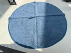Ronde Handdoek Blueberry 50cm, Ophalen of Verzenden, Nieuw, Blauw, Handdoek