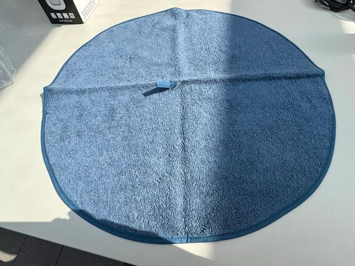 Ronde Handdoek Blueberry 50cm, Huis en Inrichting, Badkamer | Badtextiel en Accessoires, Nieuw, Handdoek, Blauw, Ophalen of Verzenden