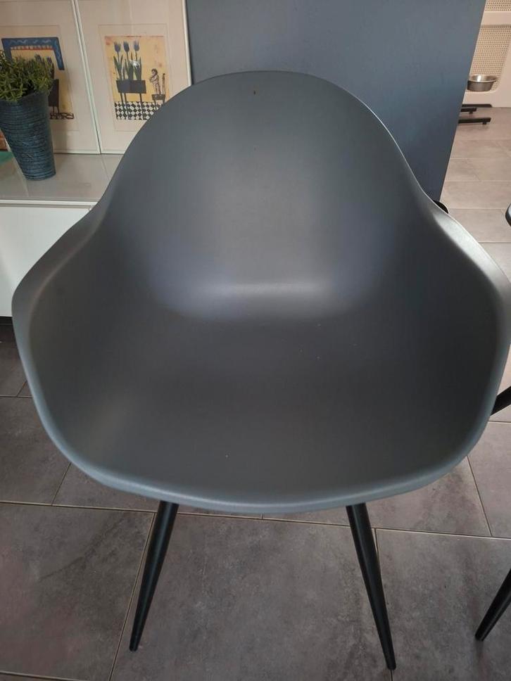 4 Eetkamerstoelen Hartman, Tuin en Terras, Tuinstoelen, Kunststof, Ophalen