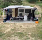 Caravan luifel kleur grijs, Caravans en Kamperen, Ophalen, Gebruikt