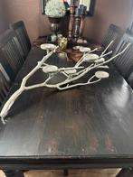 Kandelaar tak zilverkleurig, Ophalen of Verzenden