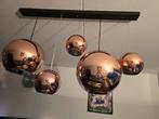 Koperkleur hanglamp bijna nieuw, Ophalen, Zo goed als nieuw, Glas, Minder dan 50 cm