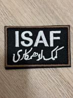 Patch ISAF, Ophalen of Verzenden, Landmacht, Embleem of Badge