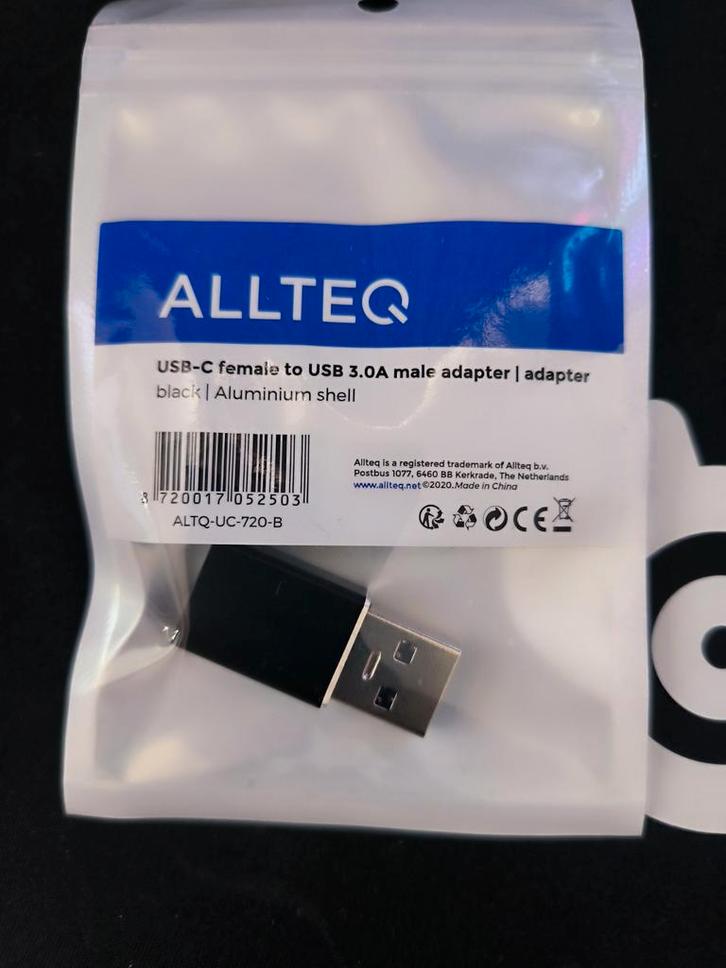 Allteq ALTQ-UC-720-B (20 stuks over), Computers en Software, Pc- en Netwerkkabels, Nieuw, Ophalen of Verzenden