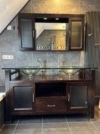 Badkamer met Bovenkast, Huis en Inrichting, Badkamer | Badkamermeubels, Ophalen, Gebruikt, 50 tot 75 cm, Minder dan 100 cm