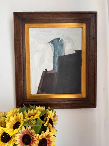Kunst klassiek abstract schilderij mid century modern art beschikbaar voor biedingen