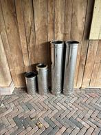 Dubbelwandige RVS Kachelpijpen - Schiedel, Ophalen, Gebruikt