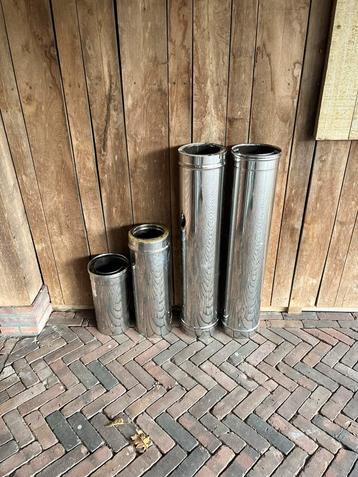 Dubbelwandige RVS Kachelpijpen - Schiedel beschikbaar voor biedingen