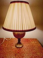 Antieke Chinese messing lamp met gravure, Ophalen of Verzenden