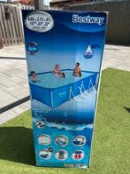 Bestway Zwembad incl Zandfilterpomp + Trapje + Stofzuiger, Ophalen, Gebruikt, 200 tot 300 cm, 80 tot 120 cm