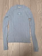 Calvin Klein longsleeve lichtblauw XS, Blauw, Ophalen of Verzenden, Zo goed als nieuw, Lange mouw
