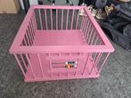 Handgemaakte poppenbox (speelgoed), Kinderen en Baby's, Speelgoed | Poppen, Ophalen, Gebruikt, Babypop
