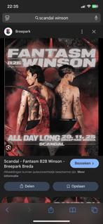 3 kaarten voor winson b2b fantasm, Tickets en Kaartjes, Twee personen, November