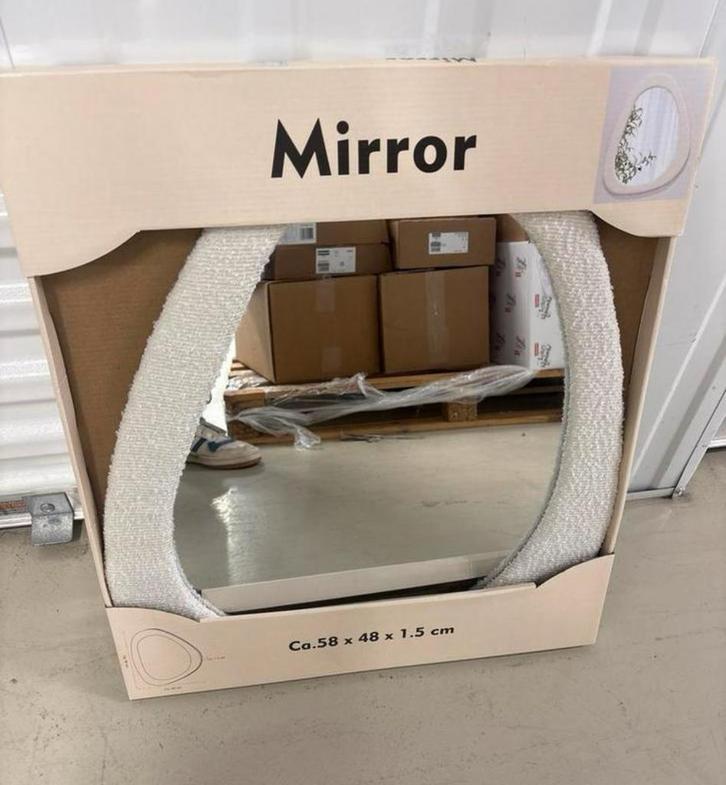 Partijhandel 8x Teddy Spiegels - Nieuw in Doos!, Huis en Inrichting, Woonaccessoires | Spiegels, Nieuw, 50 tot 75 cm, Minder dan 100 cm