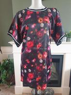 Melli Mello nieuwe bloemen top shirt S 36 Gratis Verzenden !, Kleding | Dames, Verzenden, Zwart, Nieuw, Korte mouw
