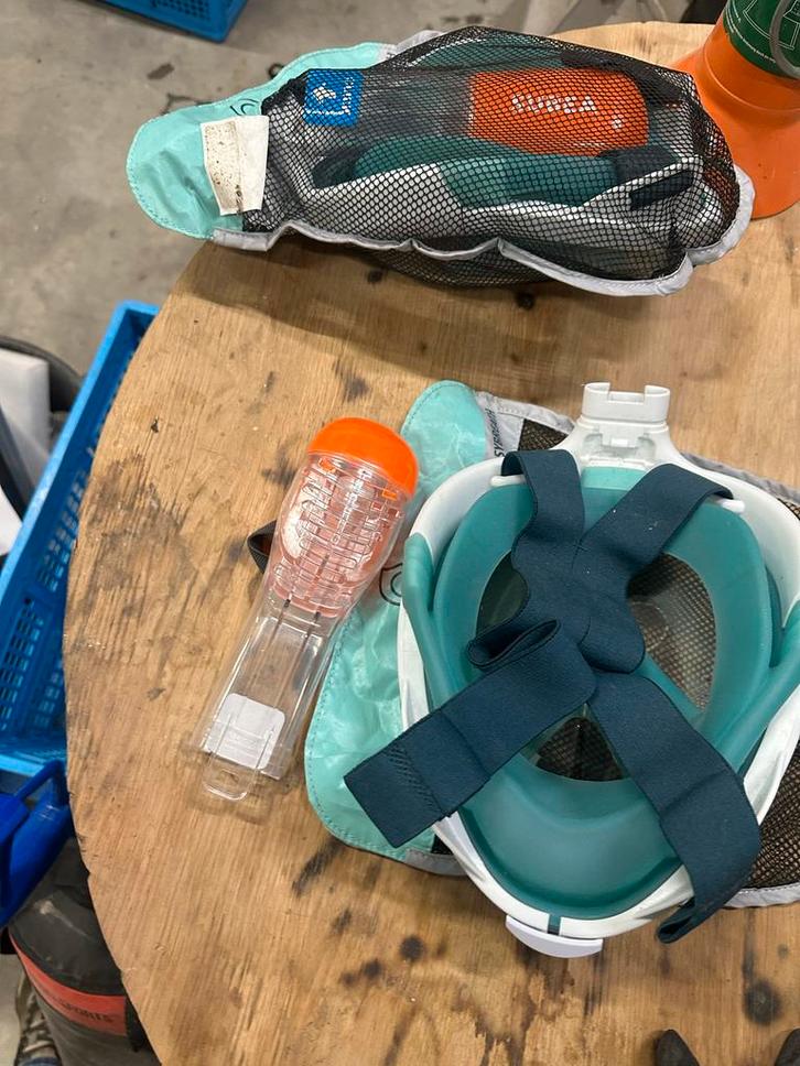 2x Snorkelset - Duikplezier voor Twee!, Watersport en Boten, Snorkelen, Zo goed als nieuw, Snorkelset, Ophalen