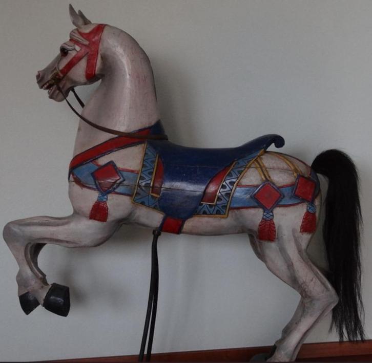 Carrousel Paard, Antiek en Kunst, Curiosa en Brocante, Ophalen