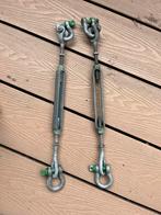 Spanschroef kabelspanner 2x verzinkt, Doe-het-zelf en Verbouw, Gebruikt, 250 mm of meer, Overige typen, Ophalen of Verzenden