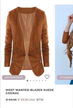 Suède jasje maat xl 42, Kleding | Dames, Jasjes, Kostuums en Pakken, Ophalen, Zo goed als nieuw, Maat 42/44 (L)