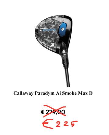 NIEUWE CALLAWAY PARADYM AI SMOKE MAX D - FAIRWAYWOOD 3 beschikbaar voor biedingen