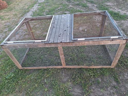 Konijn kitten cavia ren groot hok gratis, Dieren en Toebehoren, Knaagdieren en Konijnen | Hokken en Kooien, Gebruikt, Hok, 110 cm of meer