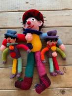3 x Gebreide knuffel / Regenboog Piet. Sinterklaas Pietjes., Kinderen en Baby's, Speelgoed | Knuffels en Pluche, Ophalen, Zo goed als nieuw