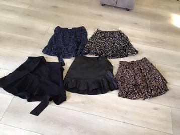 Rokjes, 5 stuks,maat XXS,164,XS,34,zgan gevoerd+ongevoerd beschikbaar voor biedingen