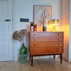 Vintage Lockwood Teakhout Ladekast, Jaren '60., Huis en Inrichting, Kasten | Ladekasten, Teakhout, 3 of 4 laden, Minder dan 100 cm