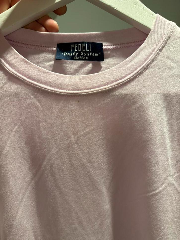 Fedeli longsleeve 48, Kleding | Heren, Truien en Vesten, Zo goed als nieuw, Maat 48/50 (M), Roze, Ophalen of Verzenden