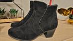 Nette dameslaarsjes - maat 38, Zwart, Lage of Enkellaarzen, Ophalen of Verzenden, Zo goed als nieuw
