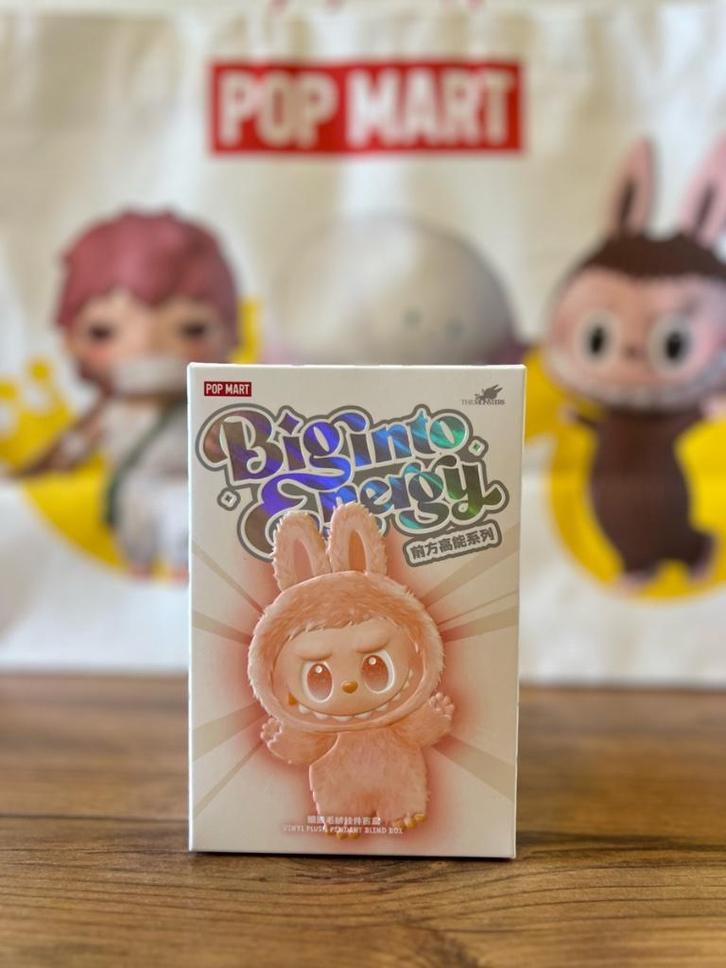 Labubu Big into Energy Single Box sealed | Pop Mart | + bon, Verzamelen, Poppetjes en Figuurtjes, Nieuw, Ophalen of Verzenden
