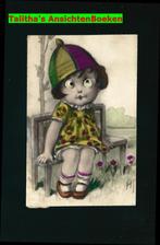 Prachtige oogjes kaart kind op de bank OOG-19, Verzamelen, Ansichtkaarten | Themakaarten, Gelopen, Kinderen, 1920 tot 1940, Verzenden