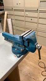 heuer brockhaus bankschroef 120 mm met draaischijf,NO,2, Ophalen, Zo goed als nieuw